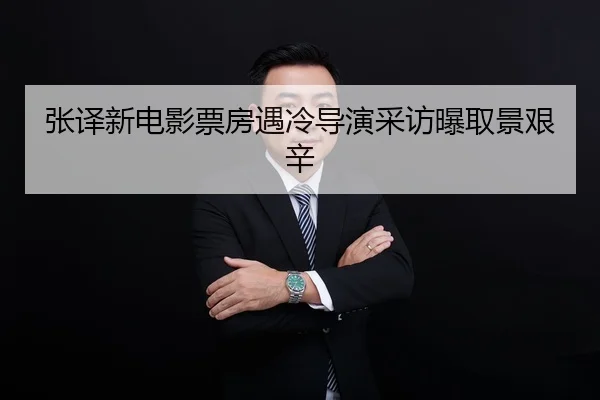 张译新电影票房遇冷导演采访曝取景艰辛