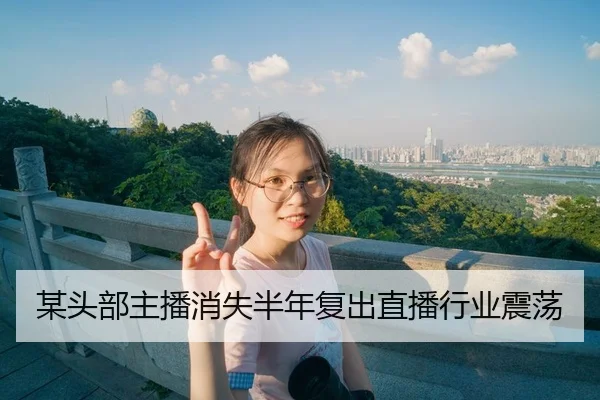 某头部主播消失半年复出直播行业震荡